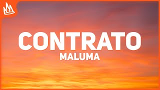 Maluma – Contrato Letra [upl. by Wiersma894]