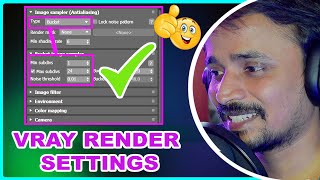 ALL IN ONE VRAY BEST RENDER SETTINGS  kaboomtechx [upl. by Flemings961]