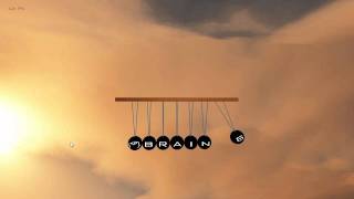 Simple Newtons Cradle  C and OpenGL part 2 damping on [upl. by Ybanrab]