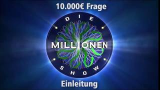 10000€ Frage  Einleitung  Millionenshow Soundeffect [upl. by Elohc884]