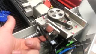 Trotec Speedy 400 X axis removal [upl. by Suoirrad]