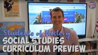 Students of History Curriculum Preview for Civics World amp US History [upl. by Llirpa157]