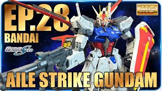 งานอาร์ตชิ้นที่ 28 MG Aile Strike Gundam VerRM [upl. by Crispa]