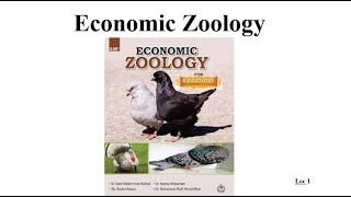 Economic Zoology Lec 1 Basic Concepts of Economic Zoology [upl. by Aidnama]