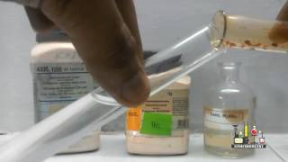 Chromyl Chloride Test using Potassium Chloride [upl. by Decca979]