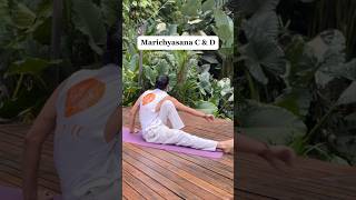 Marichyasana C and D  Ashtanga Vinyasa Yoga yoga [upl. by Kelbee882]