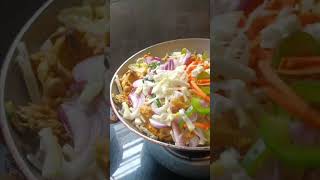 Half boiled chicken salad 🥗 ilovecookingforfamily makefoodeasy youtubeshort [upl. by Ardnahc137]