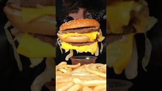 ASMR MCDONALDS BIG MAC asmr mukbang mcdonalds [upl. by Riki]