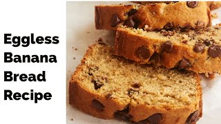 Banana Bread recipe without eggs [upl. by Cheria]