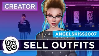 Create on IMVU How to Create and Sell an IMVU Outfit  Tutorial [upl. by Tandie]