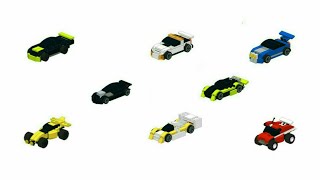 How to build different speed cars LEGO mini 🚗 [upl. by Mloc541]