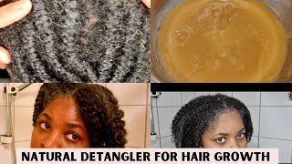 DIY Detangling Spray Tutorial For Matted Hair  4C Natural Hair [upl. by Oiligriv]