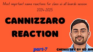 Cannizzaro reaction class 12 [upl. by Esther253]