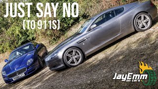 Porsche 911 Alternatives Aston Martin DB9 Vs Maserati GranSport [upl. by Acnairb]