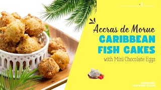 Accras de Morue Antillais Caribbean salted fish cakes  TWO WAYS [upl. by Avenej]