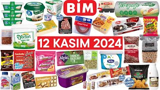 RESMİ KATALOGDAN ✅  BİM 12 KASIM 2024  GIDA KAHVALTILIK İNDİRİMLERİ  BİM AKTÜEL ÜRÜNLERİ [upl. by Sukhum]