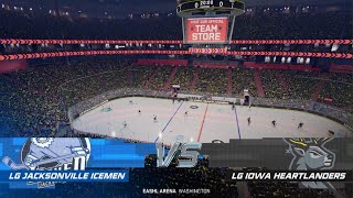 LGECHL Jacksonville Icemen vs Iowa Heartlanders [upl. by Arlen]