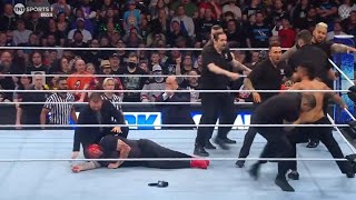 Omg 🤯 Solo Sikoa Brutal Attack on Kewin Owens in Smackdown [upl. by Novi]