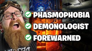 I Dominated Phasmophobia FOREWARNED and Demonologist For This Challenge [upl. by Ardnaskela]