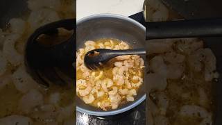 Pasta Aglio e Olio with shrimps pasta aglio aglioeolio food viral shorts shrimps madeira [upl. by Enamart]