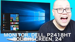 Monitor Dell P2418HT Touchscreen 24quot Mais Info [upl. by Aiuqcaj]