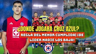 cruzazul ¿Donde jugara Cruz Azul Lista la regla del menor futbol ligamx cruzazulfc soccer [upl. by Eilak]