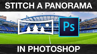 Make a Panoramic Photo in Adobe Photoshop [upl. by Minne187]