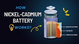 Nickel Cadmium Battery Working  NiCad Battery [upl. by Balcke]