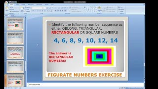 Patterns Functions and Algebra Figurate Numbers [upl. by Yenettirb]