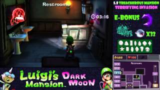 Luigis Mansion Dark Moon Walkthrough  58  Terrifying Invasion EBonus [upl. by Heigho427]