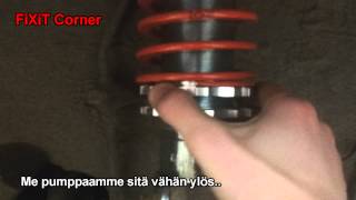 FiXiT Corner 8  How to adjust coilovers [upl. by Notkcorb]