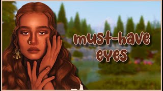 must have cc eyes  cc links  sims 4 cc haul [upl. by Wenda]