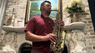 When She Loved Me  Toy Story 2  alto saxophone cover Tim Dahlstrom [upl. by Allimak]