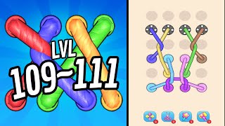 🏅 TANGLE ROPE 3D 🤪 Level 109111 🧩 Gameplay Walkthrough [upl. by Millisent]