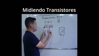 Medir transistores shortvideo electricidad transistor transistores electronica [upl. by Trudie]