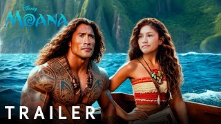 MOANA Live Action  Concept Trailer 2024 Zendaya Dwayne Johnson  Disney [upl. by Dranyam980]