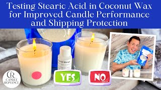 Can Adding Stearic Acid to Coconut Wax Improve Candle Performance and Shipping Protection [upl. by Kiersten]