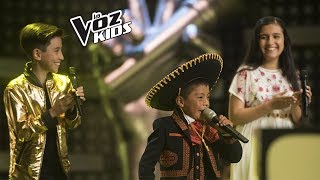 David Tarapues Nana y Juan David cantaron en la Súper Batalla de Yatra  La Voz Kids Colombia 2018 [upl. by Nyltiac]