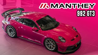 The New Porsche 992 GT3 Manthey Racing Kit [upl. by Hanafee353]