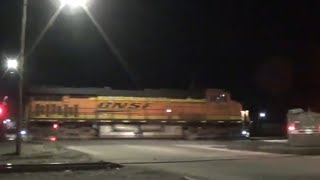 072624  BNSF 6389 with a K123A horn on CN C730 in Centralia Illinois [upl. by Airamalegna]