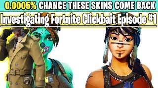 Investigating Fortnite Clickbait Episode 1  Chaos [upl. by Menedez443]