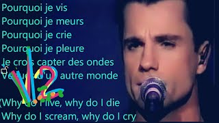 Bruno Pelletier  SOS dun terrien en détresse V2 1996 with lyrics [upl. by Sukin]