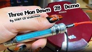 Sony cd player plays ThreeManDown 2nd album 28 DEMO Sony cd walkman [upl. by Arne]