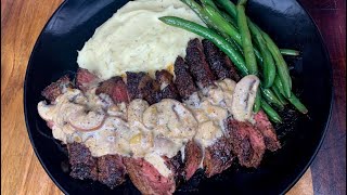 Creamy Mushroom Sauce  Mushroom Sauce With Steak [upl. by Delaine]