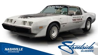 1980 Pontiac Firebird Trans Am Turbo Pace Car 4598NSH for sale  Charlotte Atlanta Dallas T [upl. by Dlawso]