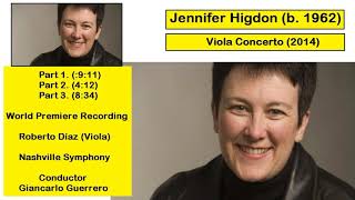 Jennifer Higdon b 1962  Viola Concerto 2014 [upl. by Havot]