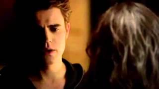 TVD 5X10 Stefan Katherine talk about their night together Katherine colapses [upl. by Lanam]