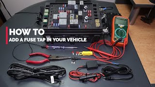 How To  Add a Fuse Tap in Your Vehicle [upl. by Attenahs]