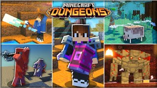 MODPACK SURVIVAL TERKEREN Di MCPEMCBE TERBARU DUNGEONS CONTENT  Mcpe 120 [upl. by Vladimir]