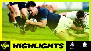 2024 U6N20  HIGHLIGHTS  ENGLAND V FRANCE [upl. by Krystin]